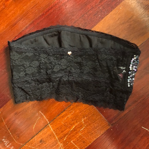 Pink Lace Bandeau - Picture 2 of 3